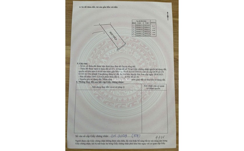 Chỉ Một Lô Duy Nhất Tài Chính Chỉ 1,5 tỷ Sở Hữu Ngay Lô Đất tại Thanh Trí, Kim Anh, Hà Nội